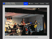 Tablet Screenshot of 4starmusicacademy.com